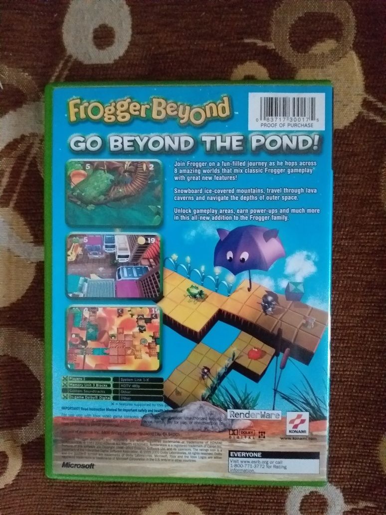 Frogger Beyond xbox UNIKAT NTSC