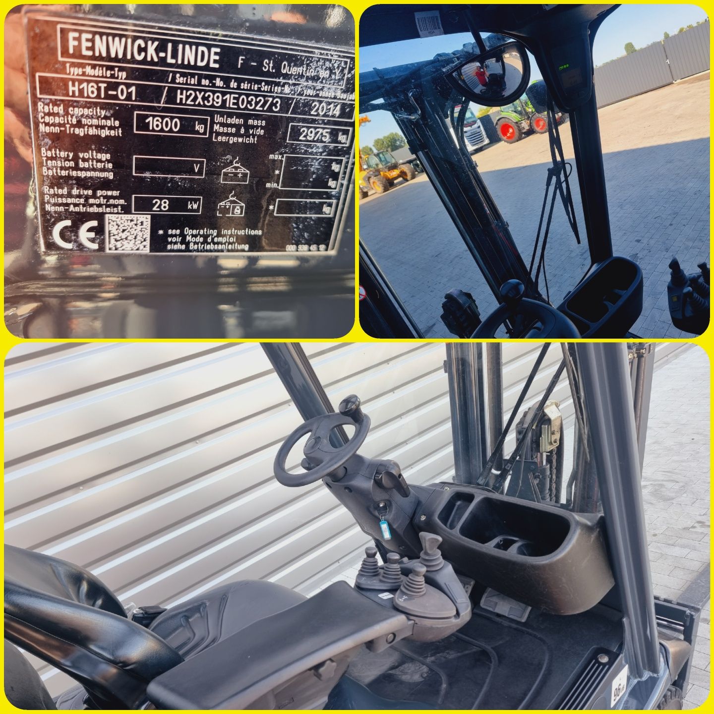 Wózek widłowy Linde H16t-01 * 14rok* triplex *wolny skok * 4,6 m/1.6t