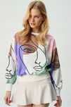 Alacati Stili 36 S Bluza Wzorzysta Stylowa H17549