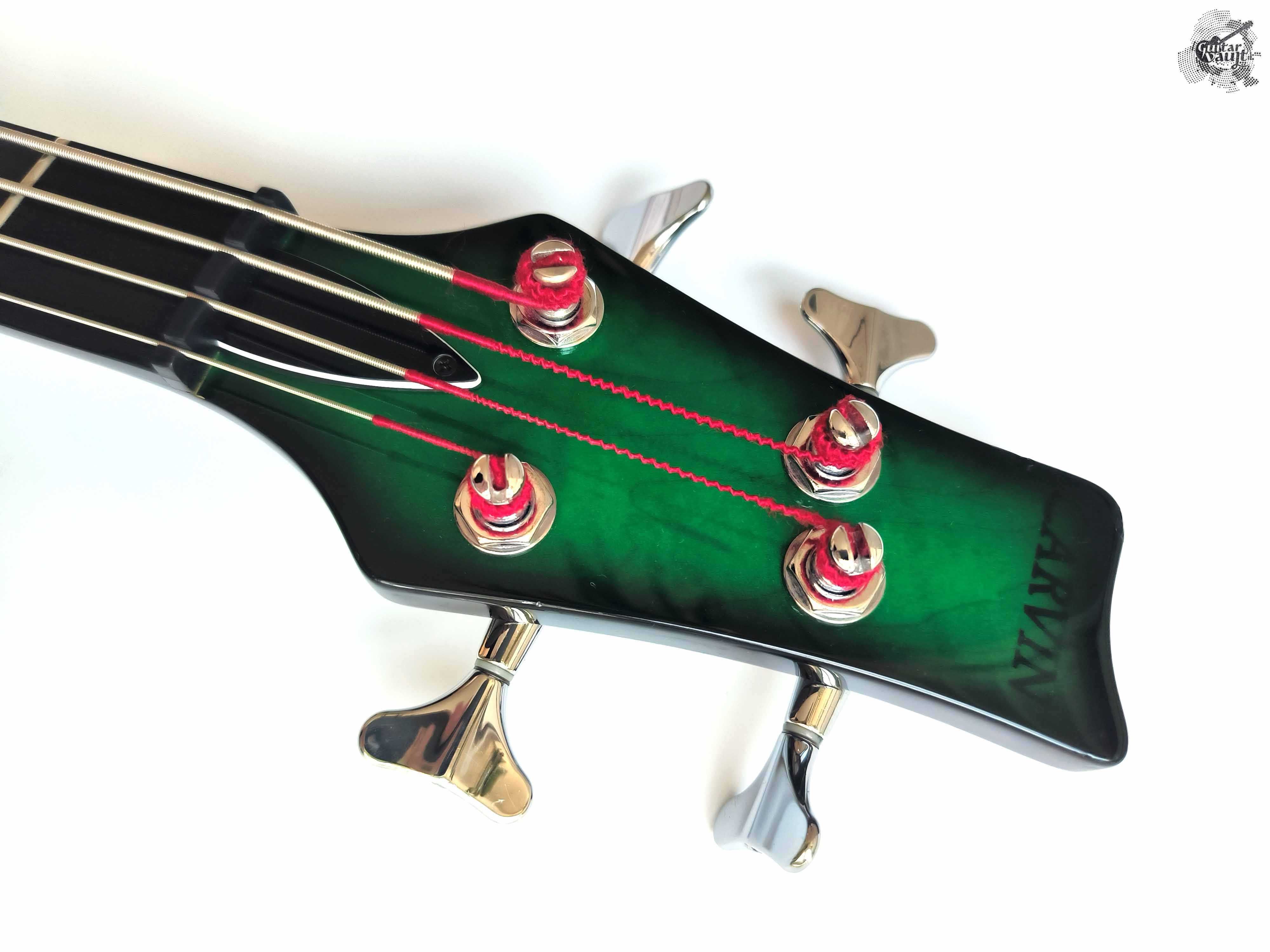 $1250 Carvin Custom Shop USA pre Kiesel Icon 4 Bass '2013 Trans Green