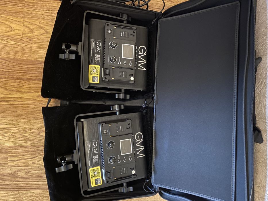 Набір студійного відеосвітла GVM 800D-RGB