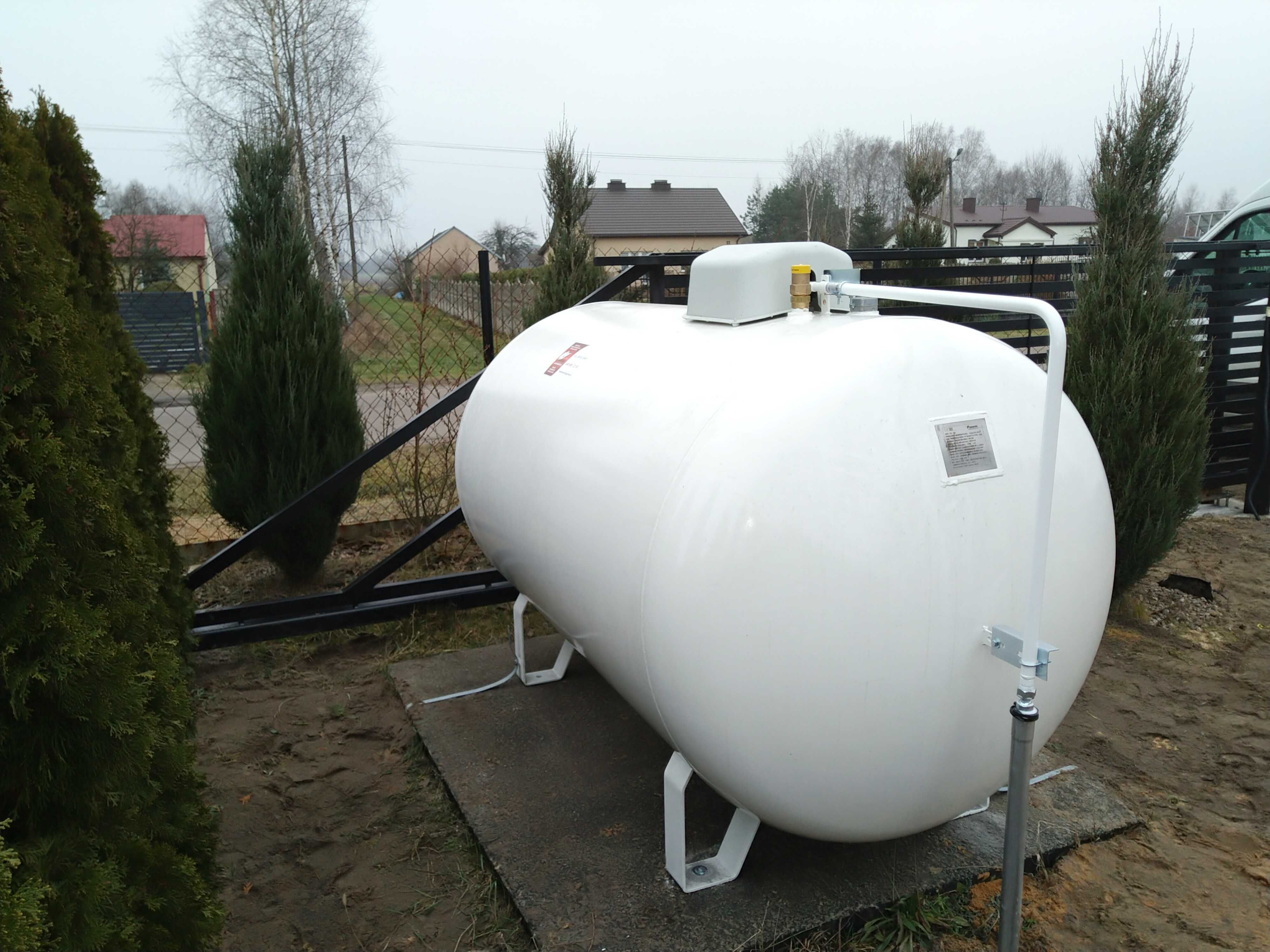 Zbiornik na gaz płynny LPG 2700L / 3600L / 4850L / 6400L naziemne