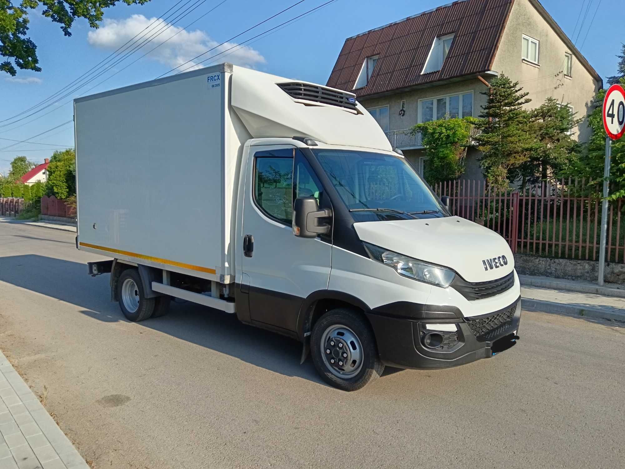 Iveco Daily 35c14 Chłodnia Izoterma 3.4m CARRIER XARIOS 350 winda