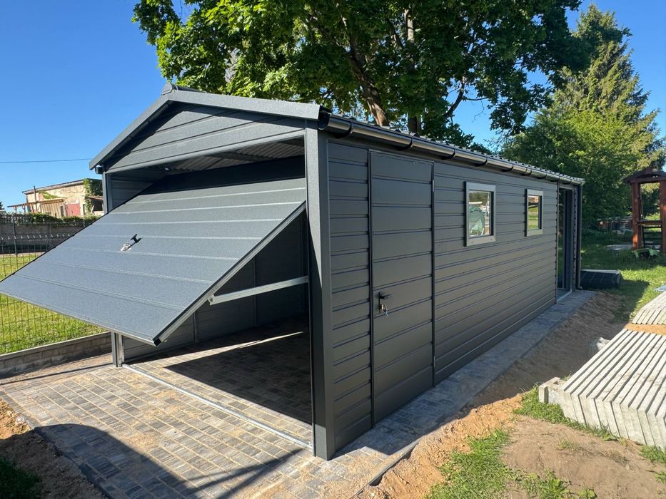 Garaż blaszany profil zamkniety 3x5,3x6,4x5,4x6,5x5,5x6,6x6,6x7,7x6,