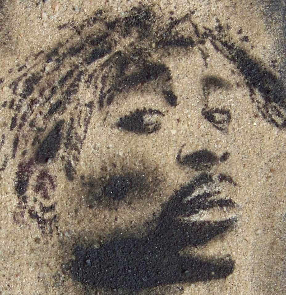 Tupac Unikatowy obraz akrylowy ręcznie malowany na piasku... 2pac