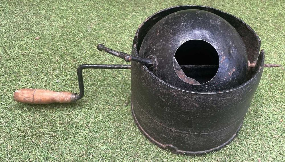 Torrador manual de café,  para torrar grãos de café, antiguidade