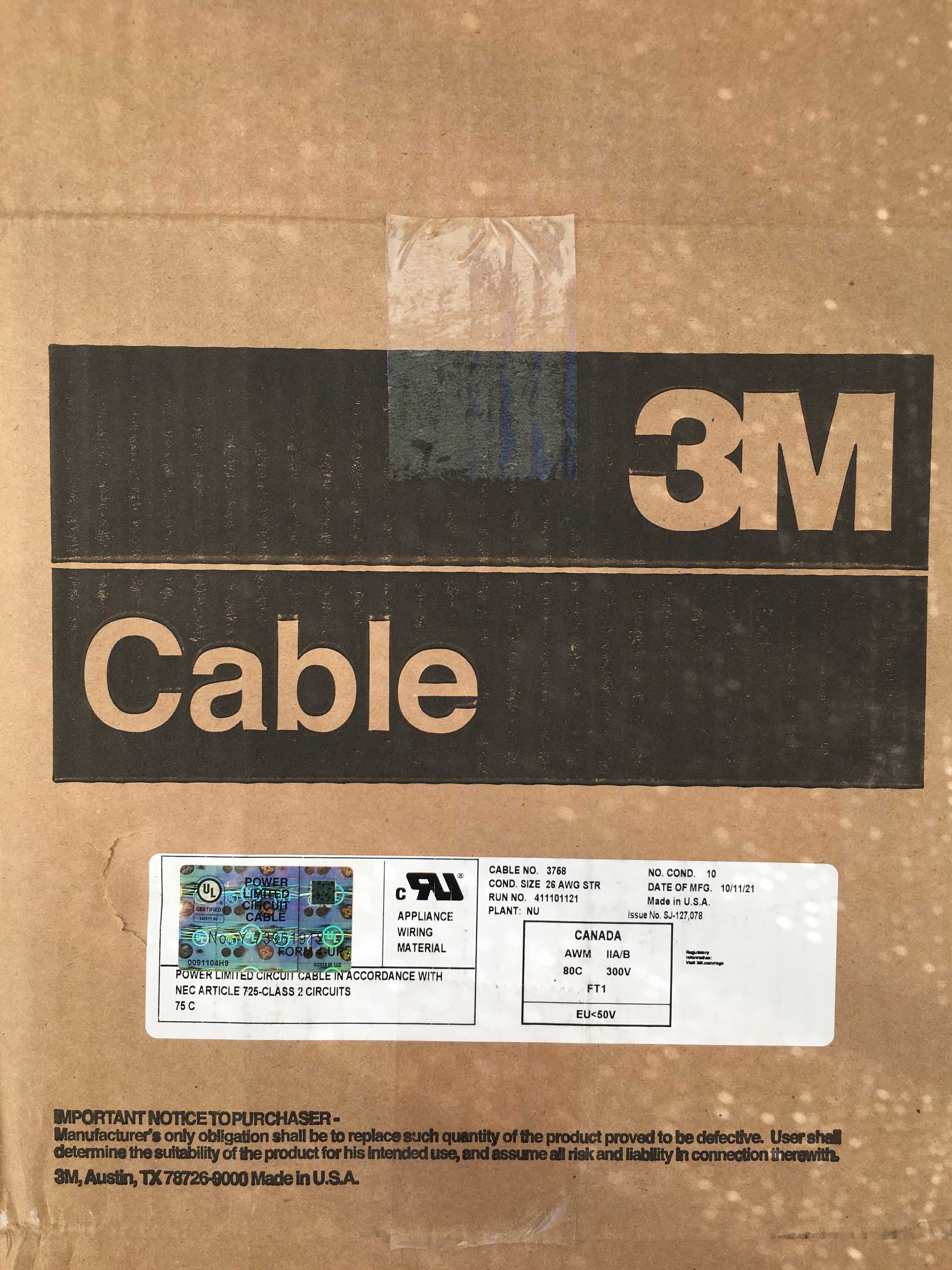 Kabel/przewód 10 żyłowy 3M Round Jacketed Flat Cable 3758/10 MAUSER