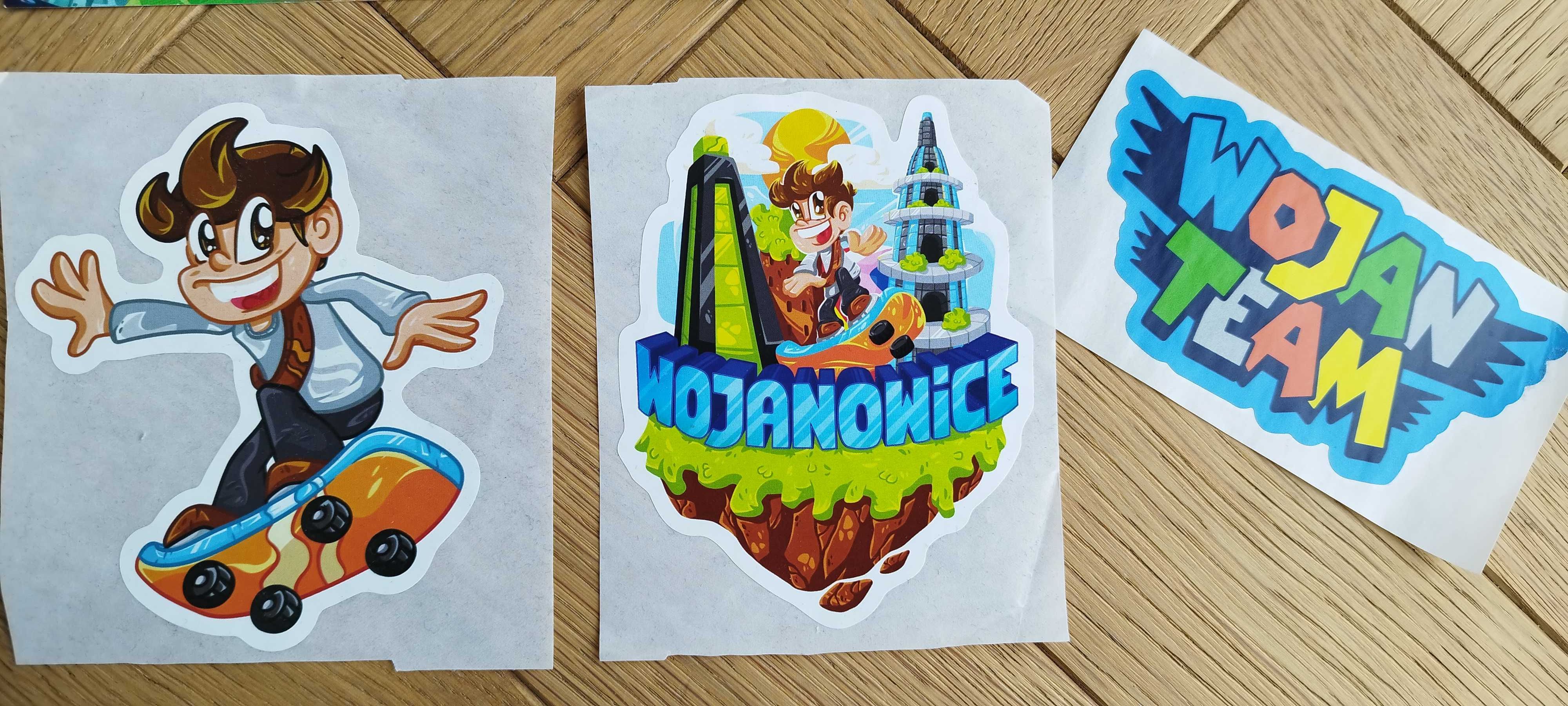 nowe naklejki i kartka wojan