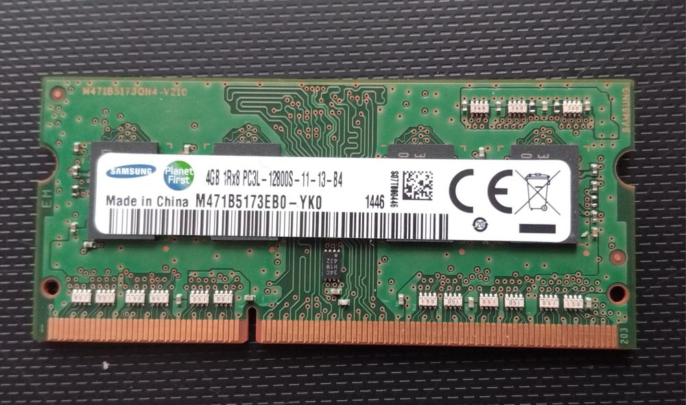 Оперативна памʼять Samsung 4GB DDR3 1600 MHz SODIMM