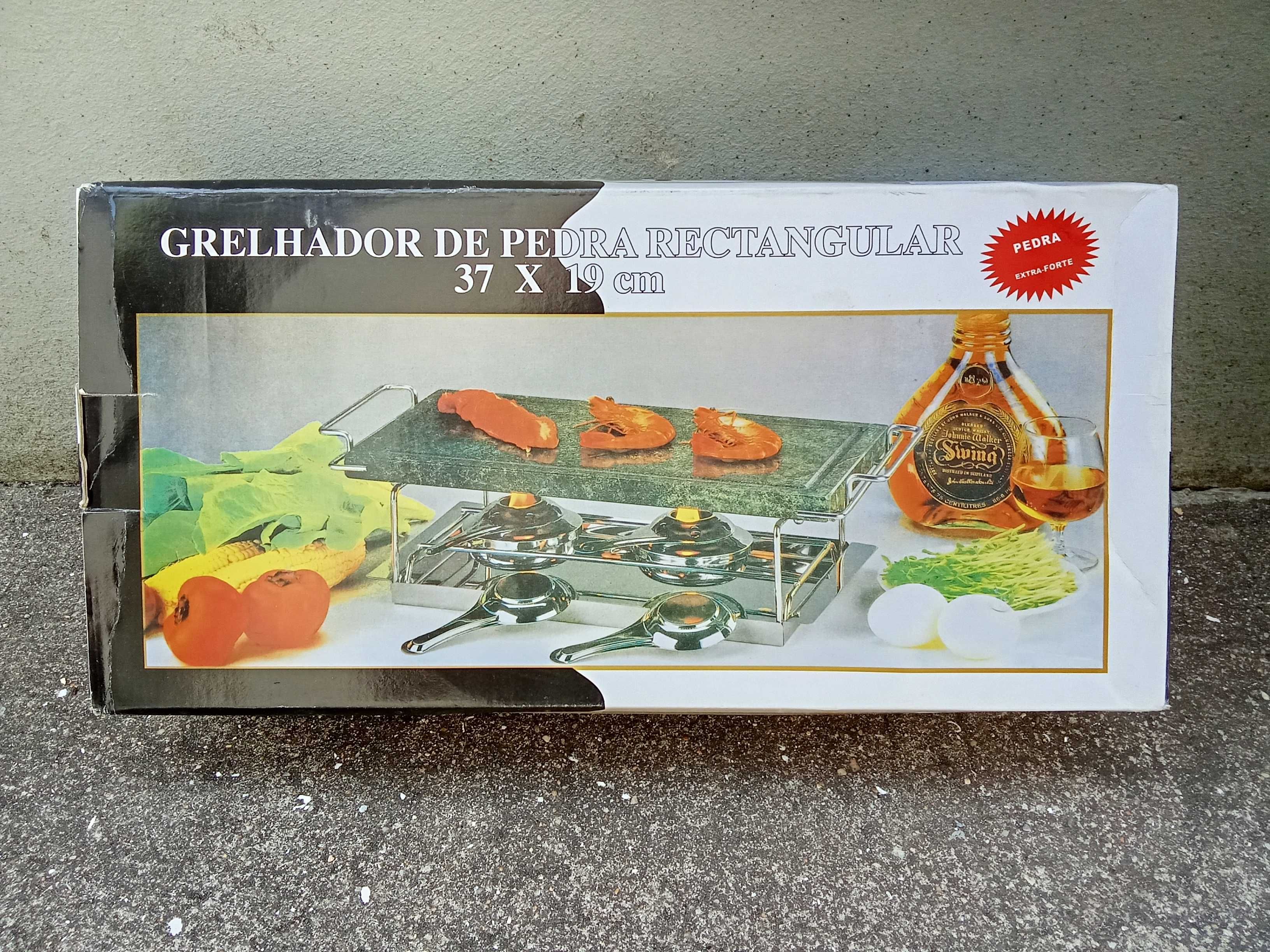 Grelhador de pedra 37x19cm