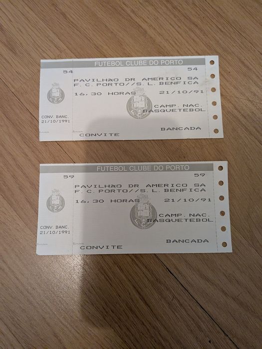Bilhetes FCPorto