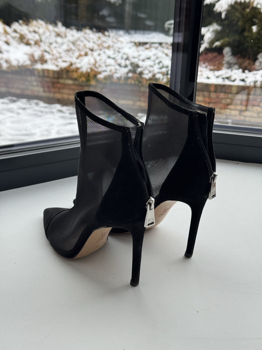 Ботильони Zara на пів прозорі