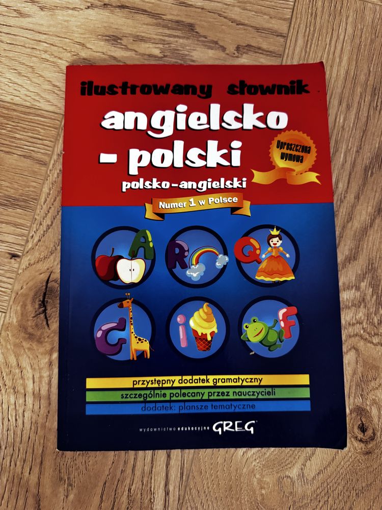 Ilustrowany słownik angielsko- polski