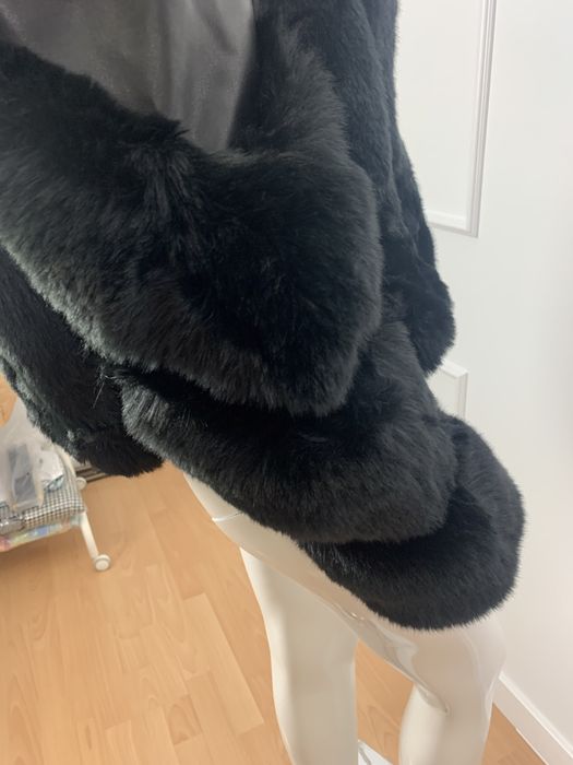 Kurtka damska skorzana ramoneska z futerkiem S M L XL