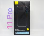 Apple iPhone 11 Pro. Baseus 2 захисних скла із сіточкою для динаміка
