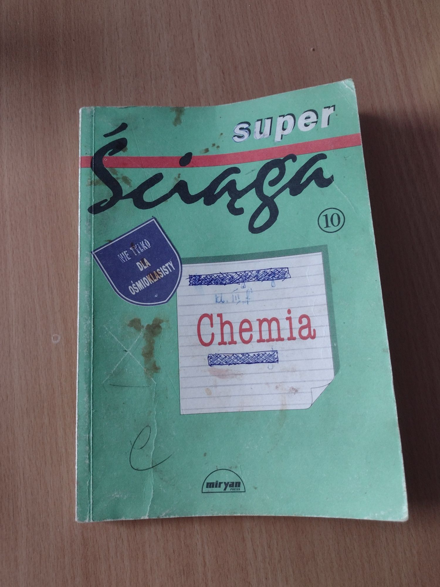 Ksiazka Super ściąga Chemia z Chemii