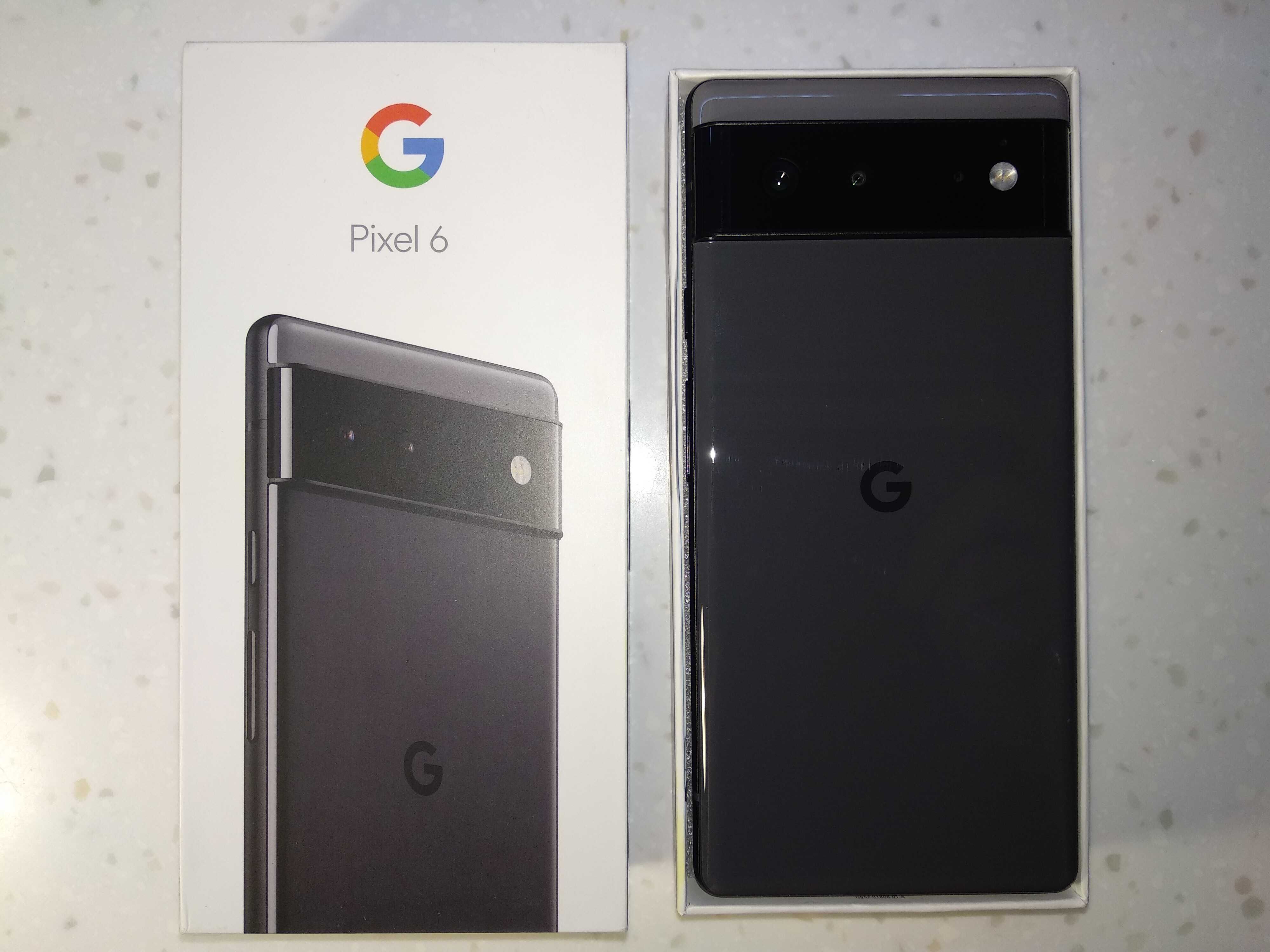 НОВЫЙ - Google Pixel 6 8/128Gb Stromy Black Android 14 NEVERLOCKED