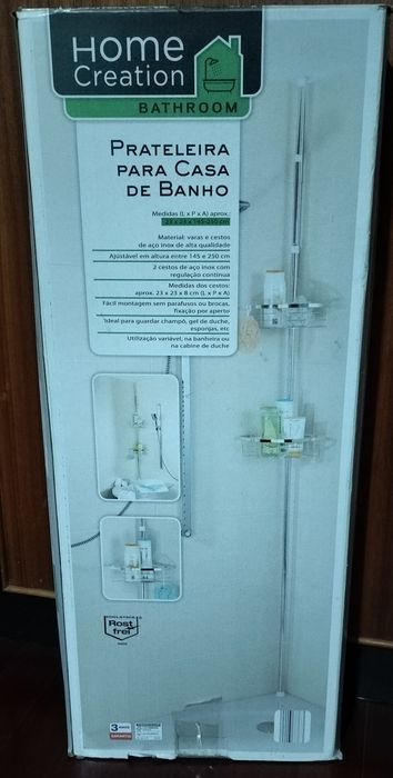 Prateleira para casa de banho