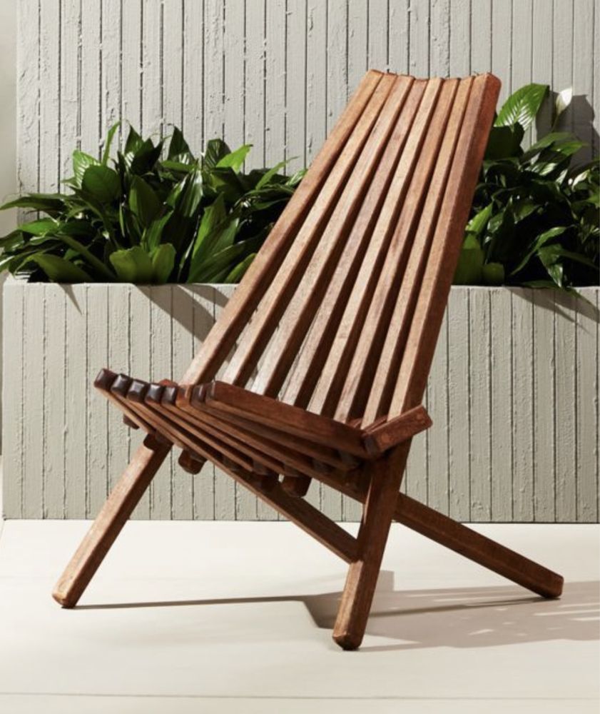 Ultrawygodne Krzesło składane fotel drewniany