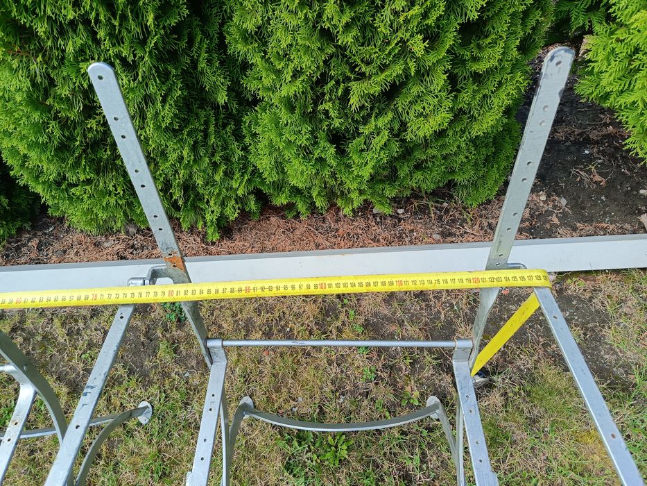 Krzesła składane ogrodowe stelaże metalowe