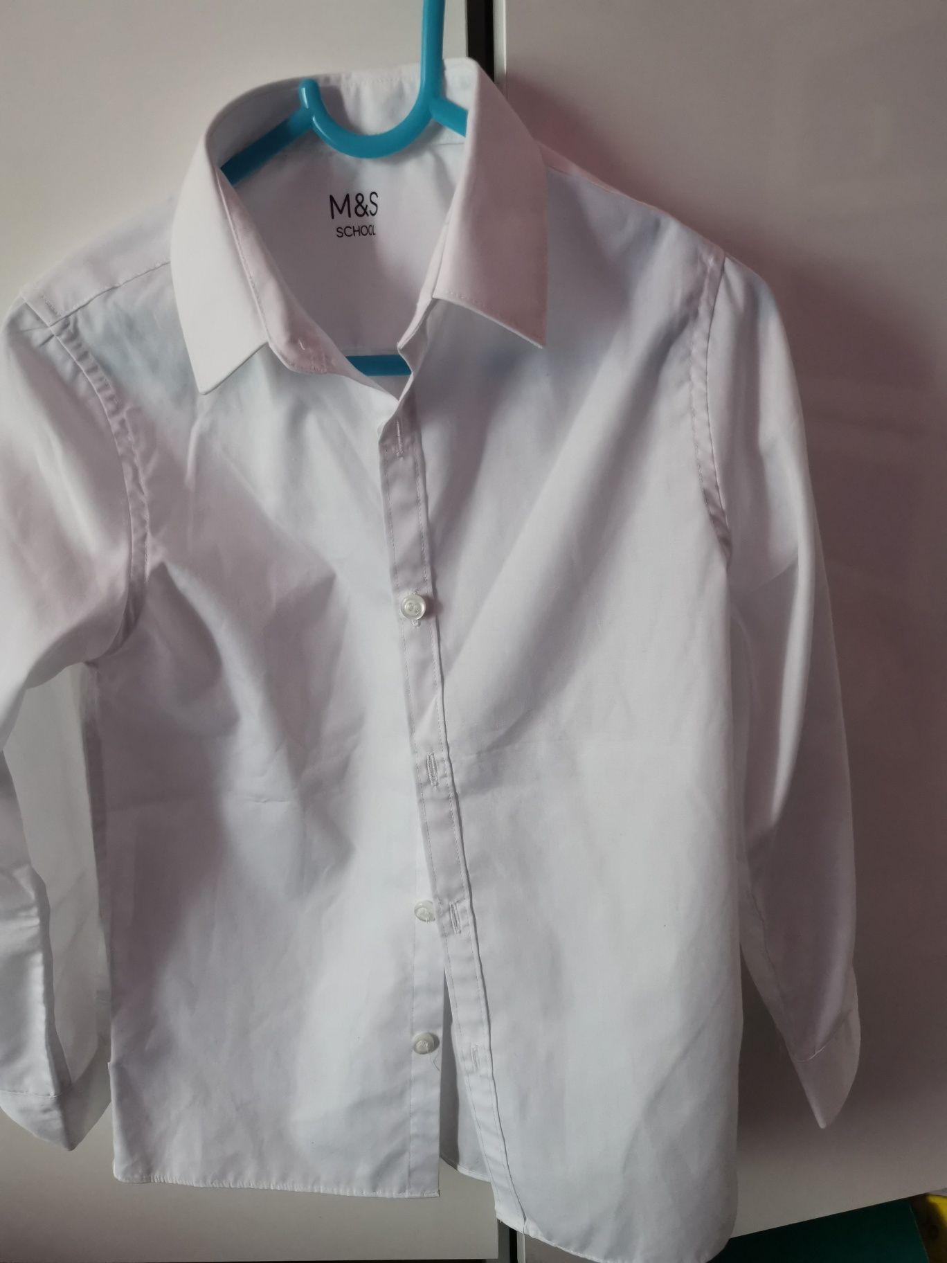 Biała bluza M&S 7-8 lat