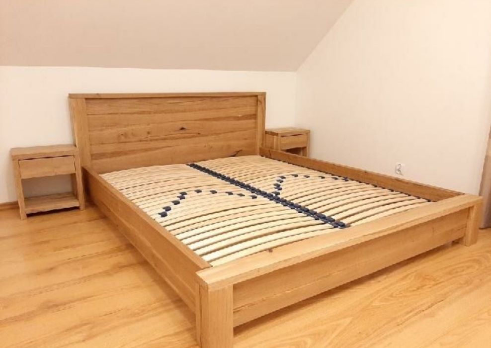 Łóżko dębowe 160x200