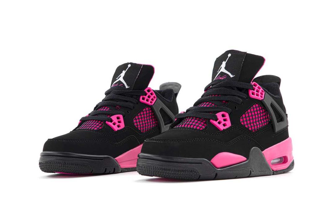 Женские кроссовки Nike Jordan 4 "Retro Neon Pink" Premium. 36-40
