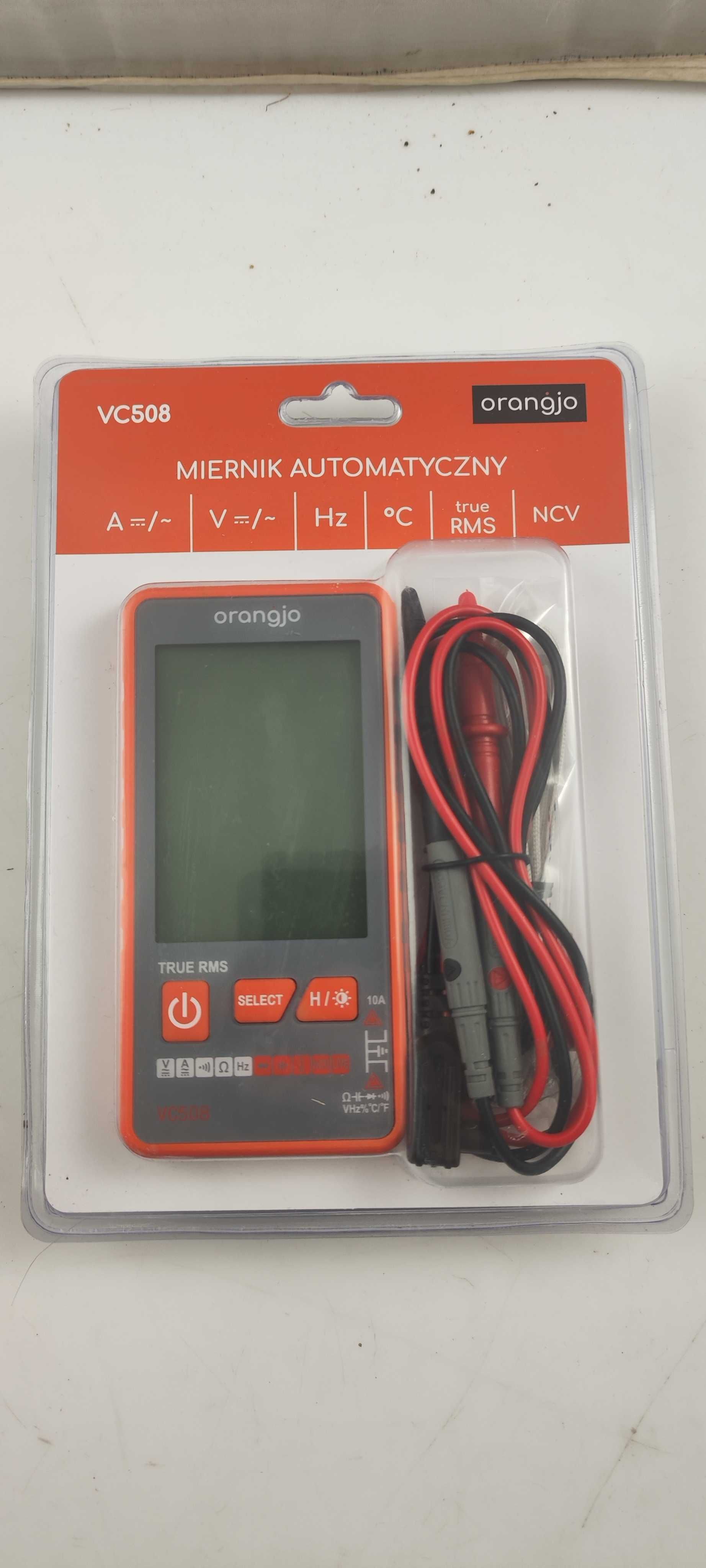 Detektor i tester DPM Miernik autozakresem i NCV - Orangjo VC508