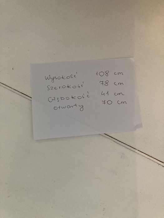 Sekretarz sekretarzyk komoda szafka biały Shabby Prowansja retro