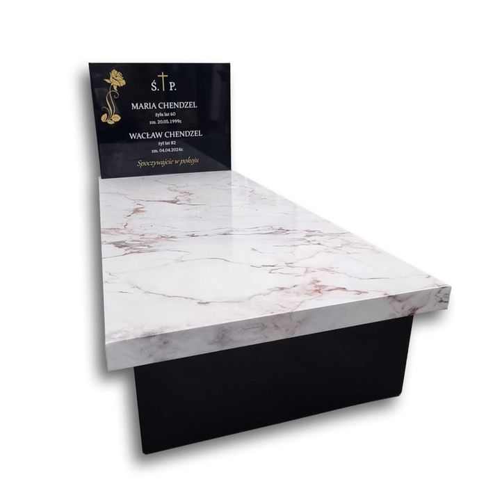 Pomnik kompozytowy, nagrobek kompozyt, grawer wysyłka cała PL kolory