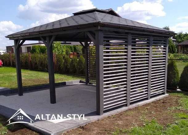 Altany, altanki, wiaty, altana ogrodowa EWELINA 3x3m PRODUCENT