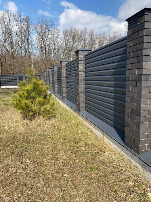 Паркан Жалюзі Металевий Забор Ранчо