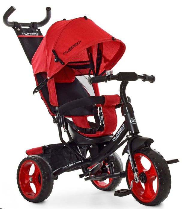 Детский велосипед с родительской ручкой