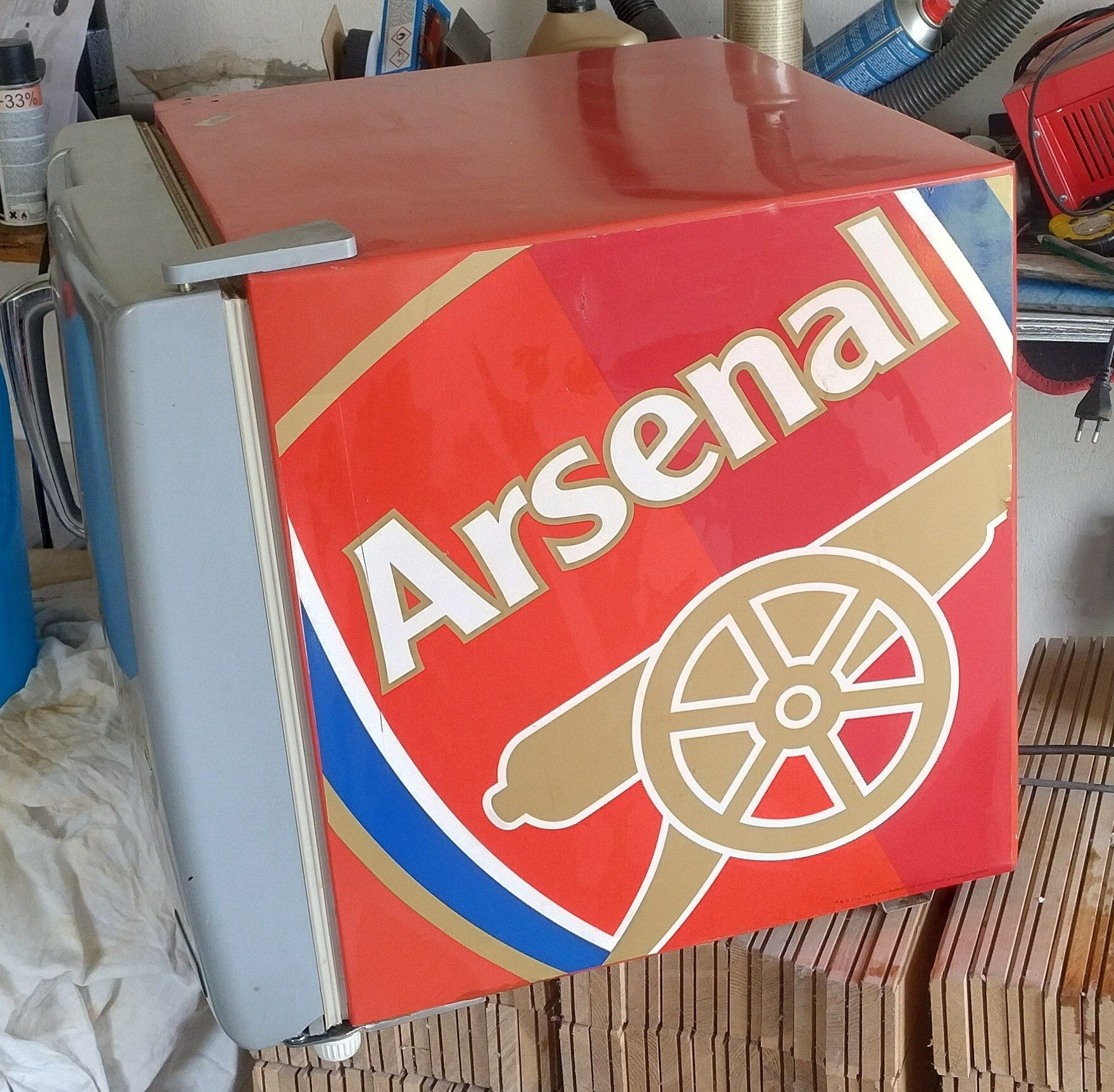 Chłodziarka, lodówka Budweiser,Arsenal, Husky