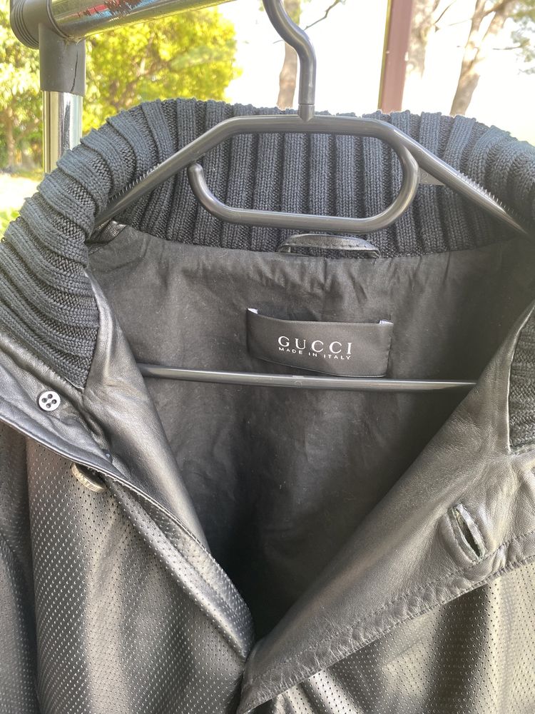 Шкіряна куртка Gucci