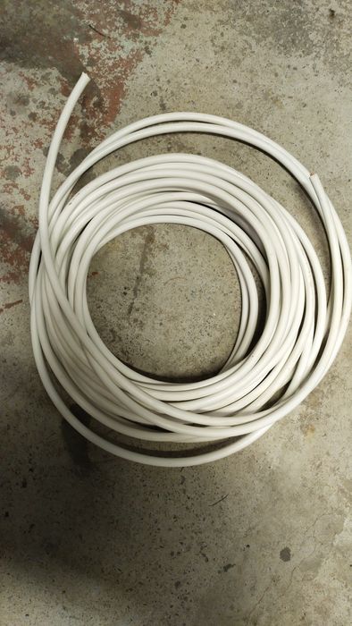 Kabel 5x2,5 drut biały, 20 metrów