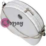 organizer do OBAG MOON LIGHT plecionka srebrny 2 kieszenie OMAY