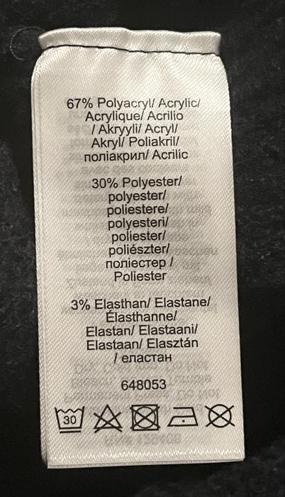 6311 Granatowa sukienka dzianinowa swetrowa Rainbow 48 50