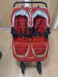 Wózek baby jogger city mini gt double + gondola, pałąk, adaptery,folia