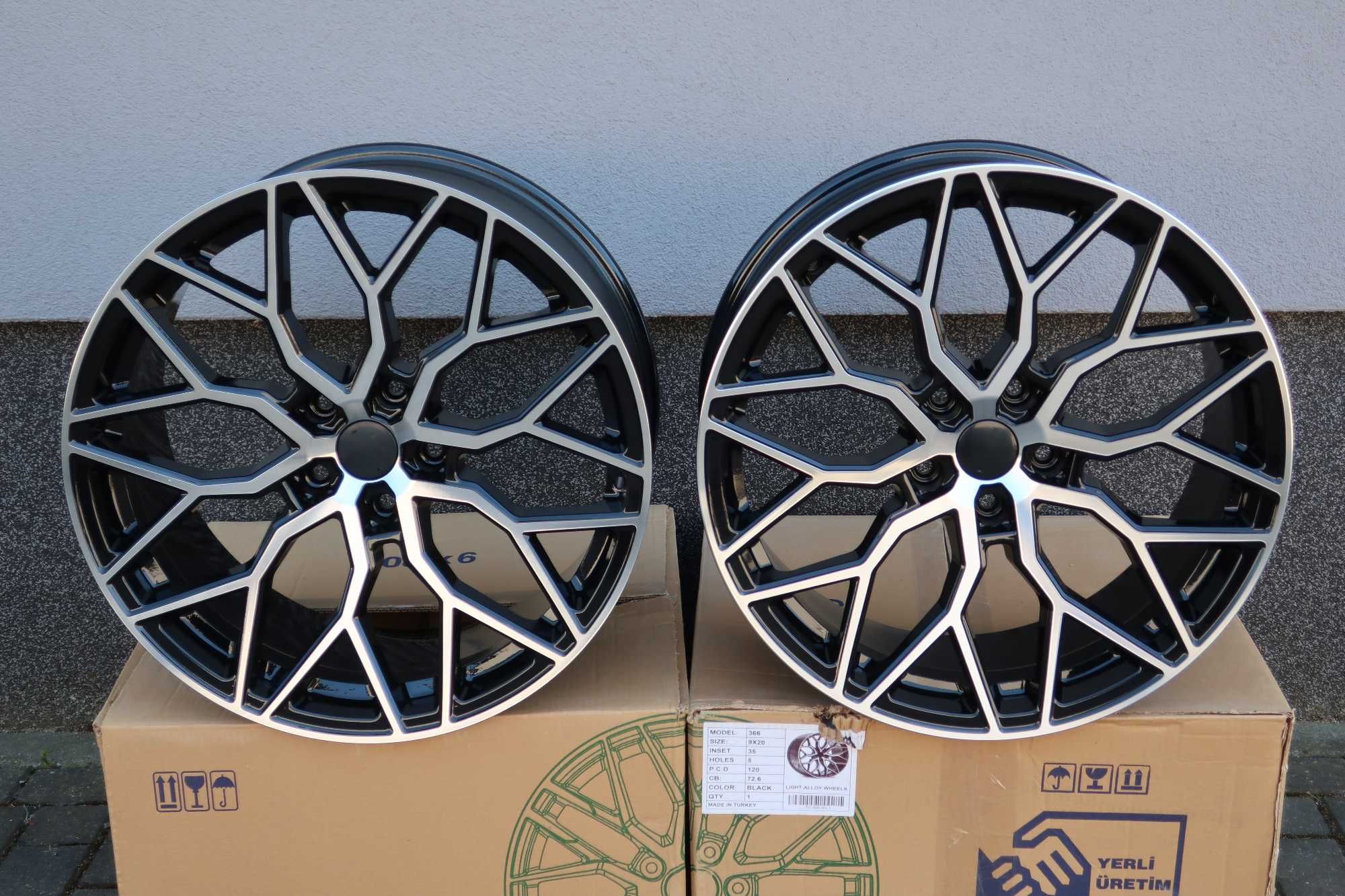 alu felgi 20 5x120 concave JR ARCEO 9/10J BMW F10 F11 F12 F13 F14