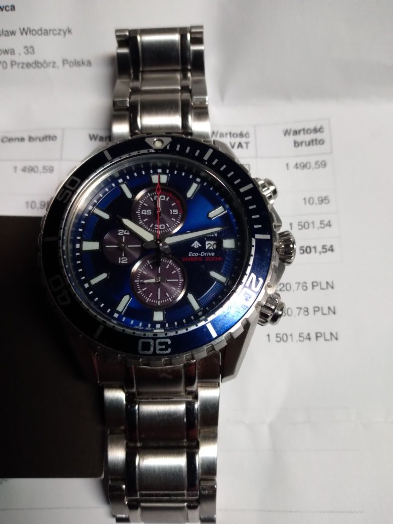 Zegarek Citizen Solar Gwarancja