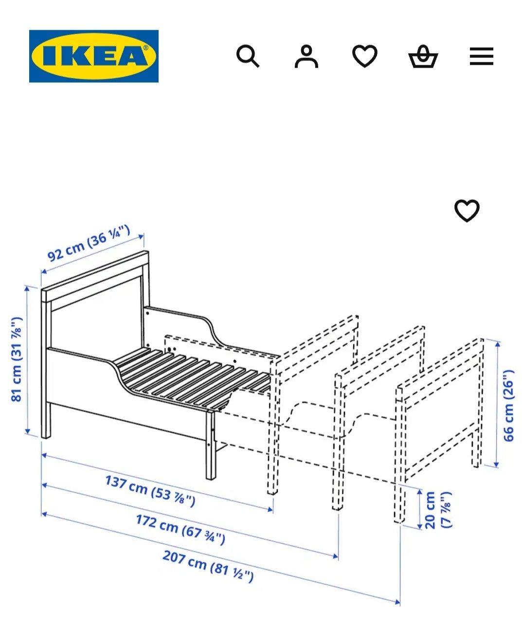 Cama Extensível e colchão