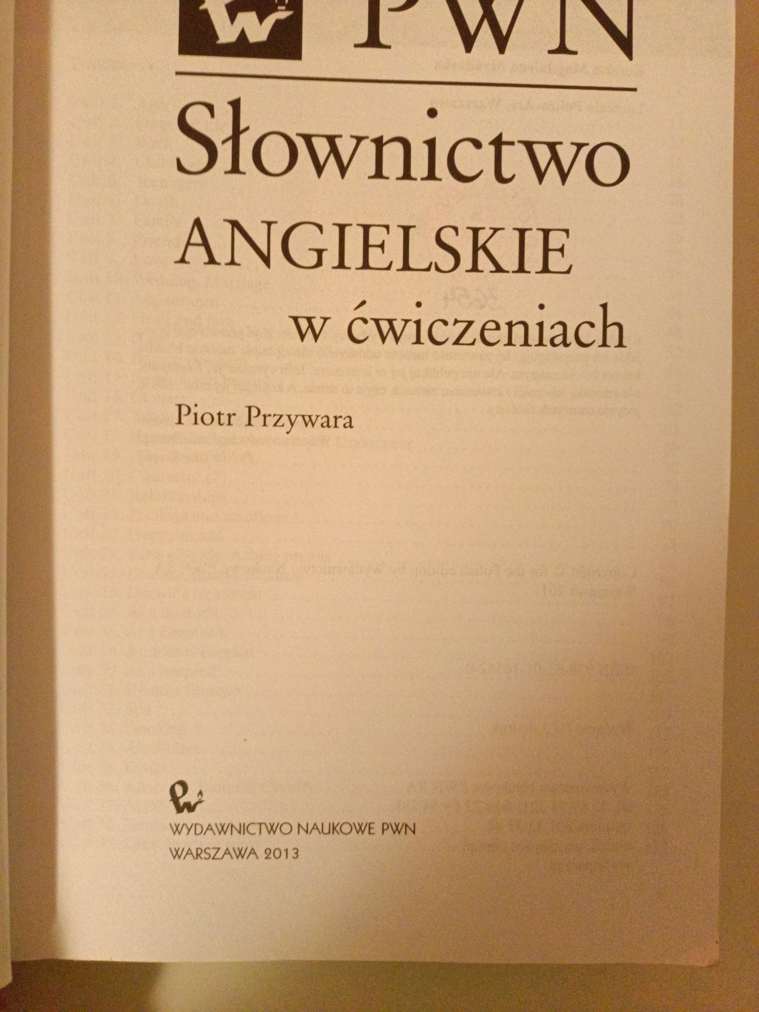 Słownictwo angielskie w ćwiczeniach