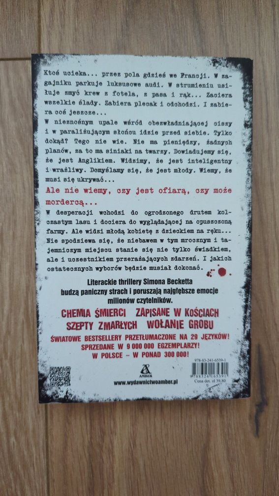 Rany kamieni. Simon Beckett autor chemii śmierci