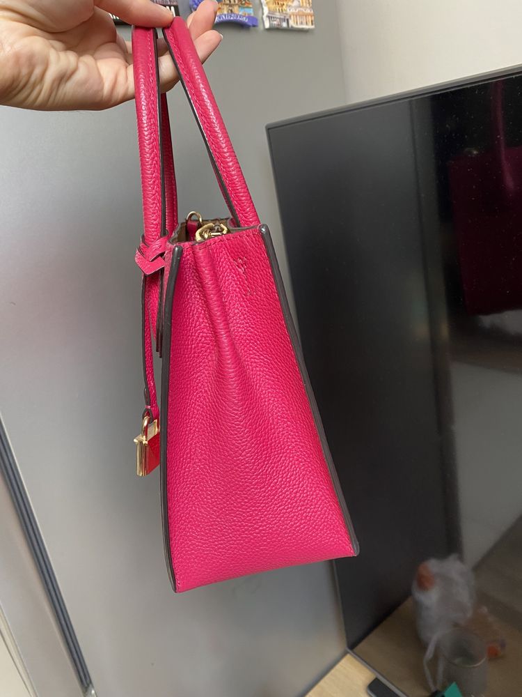 Oryginalna różowa torebka Michael Kors Mercer Medium ultra pink