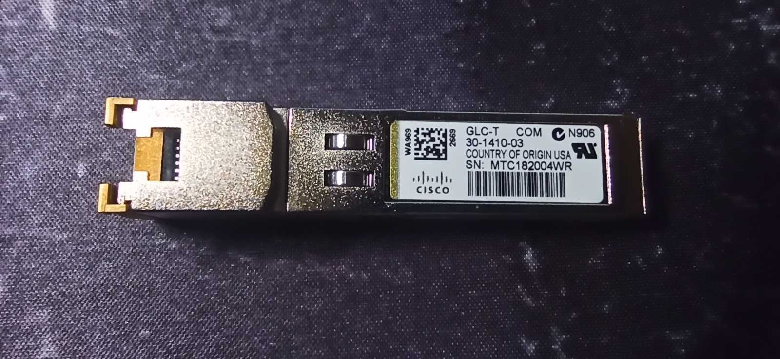 Модуль SFP Cisco GLC-T (30-1410) Gigabit Ethernet