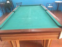 Bilhar snooker madeira maciça mogno