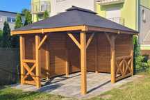 ALTANA OGRODOWA 3x4m B50 III Pełna Zabudowa Producent DREWNOTRIK.PL