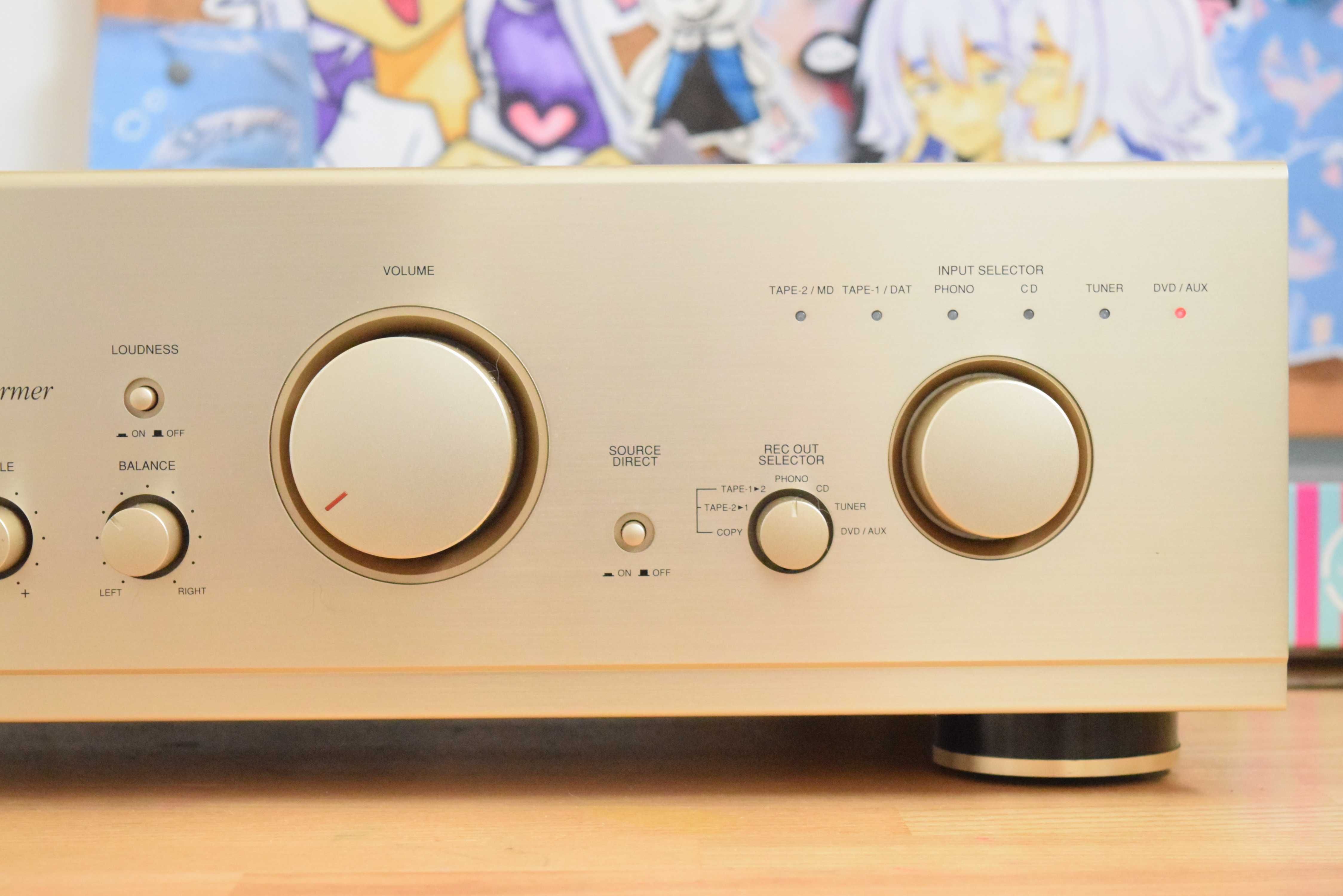 Denon PMA 735R made in Japan wzmacniacz stereo szampański vintage
