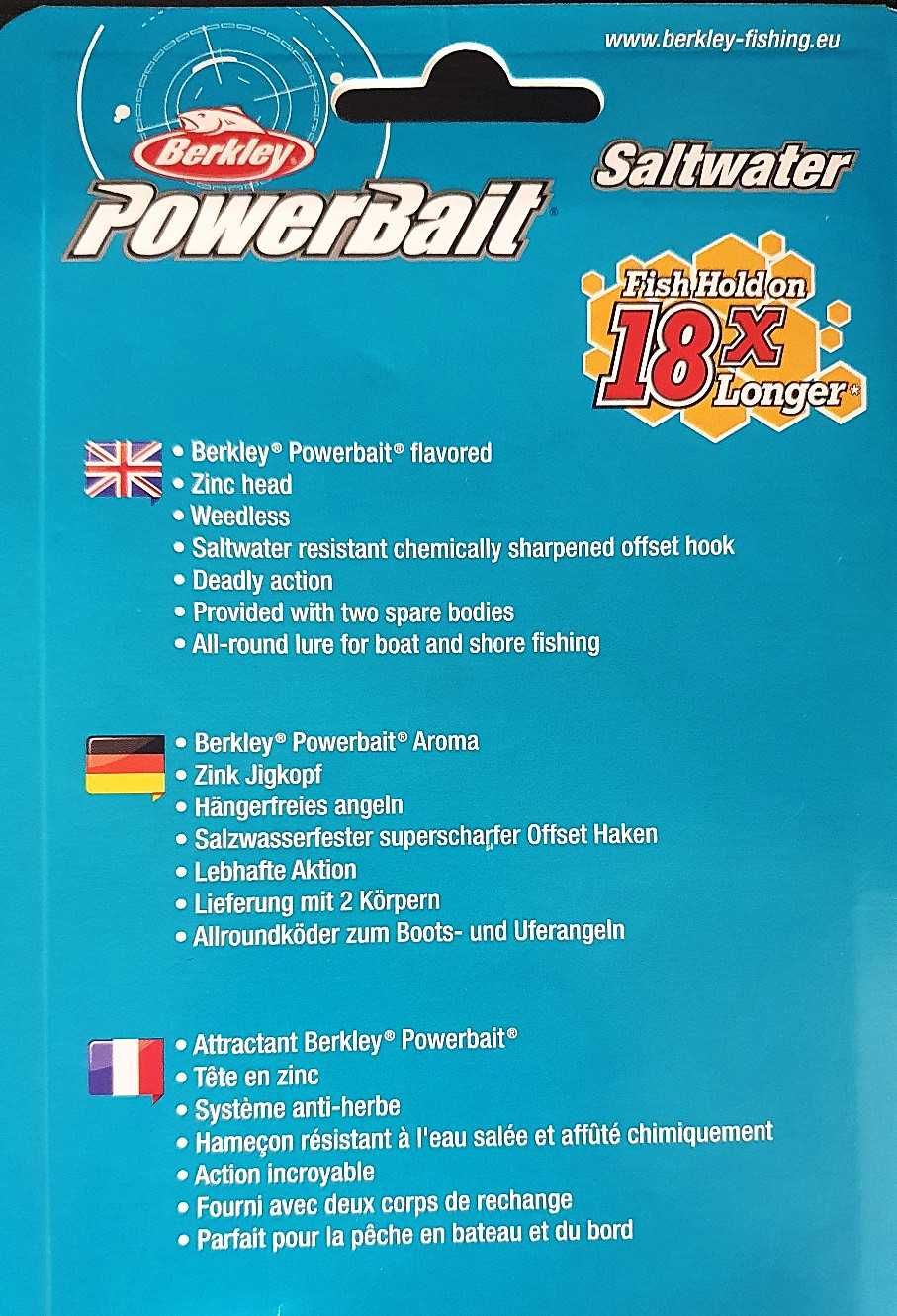 Guma Berkley Saltwater - Power Sardine 15cm 40g - 4 opakowania MIX
